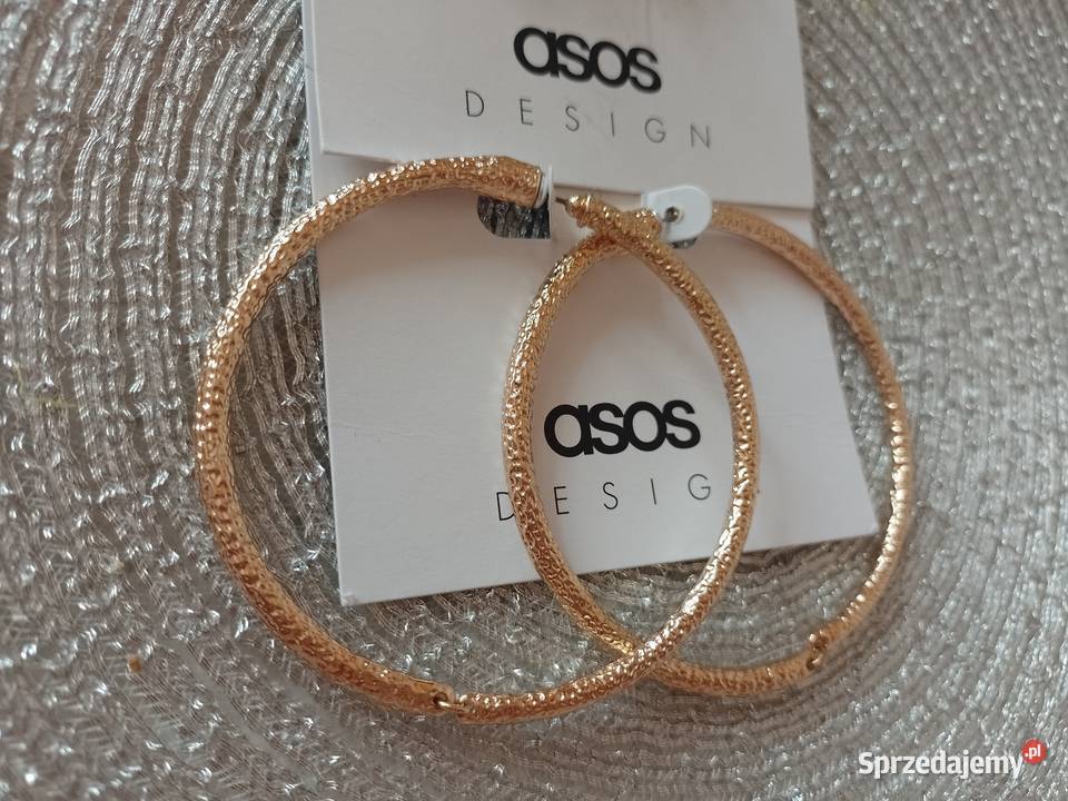 ASOSEkskluzywne Kolczyki wieczorowe koła z Dodatki sprzedam