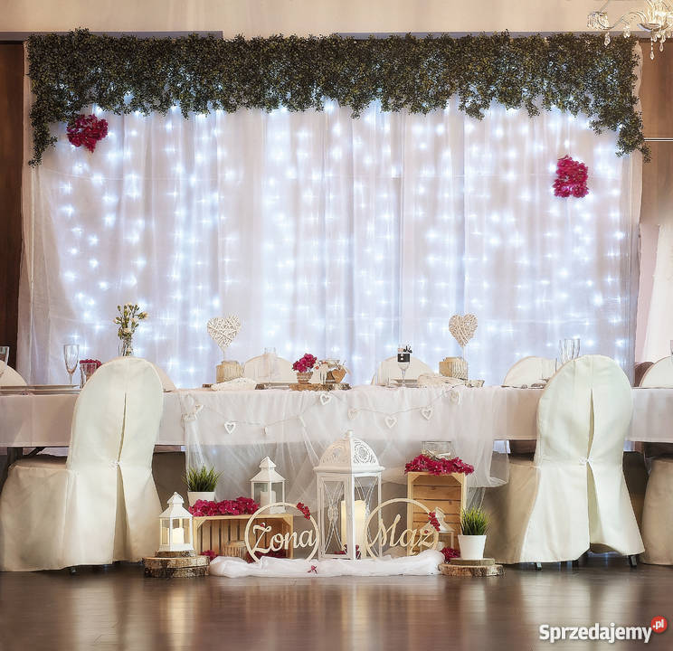 Dekorujemy sale kościoły wypożyczamy dekoracje Obsługa imprez