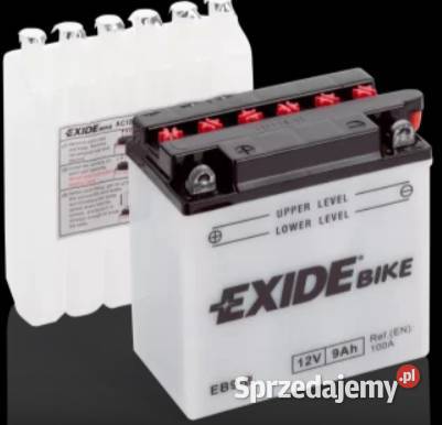 Akumulator motocyklowy EXIDE EB9B YB9B 12V 9Ah Siedlce
