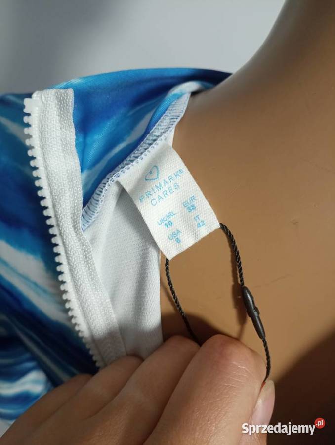 błękitny kostium kąpielowy długi rękaw r 36 i Zamość