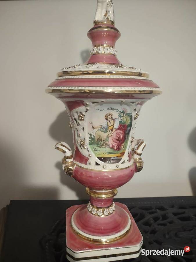 Waza wazon włoska porcelana H Sanders