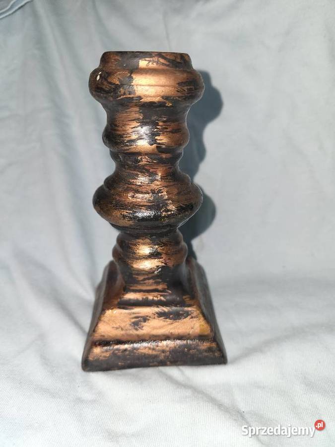 Świecznik metalowy Kąśna Górna