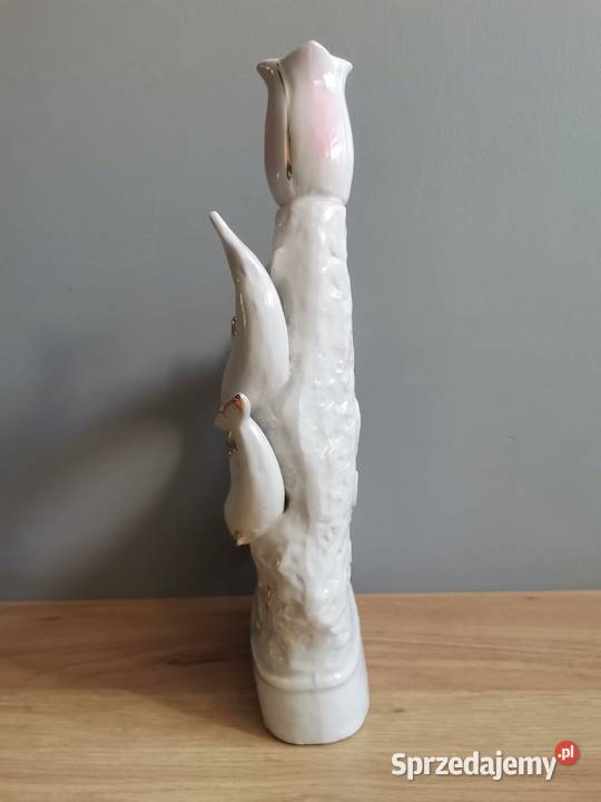 Stara porcelanowa oprawka obudowa zegara Delfiny Katowice sprzedam