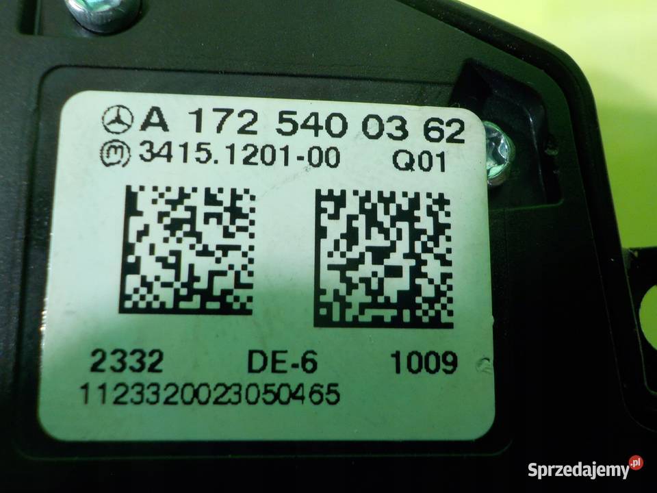 MERCEDES A W176 AMG 12r HB 5D przelaczniki Suków