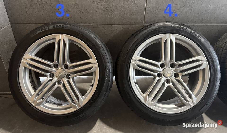 18 Audi A6 felgi koła komplet Segment Pompei