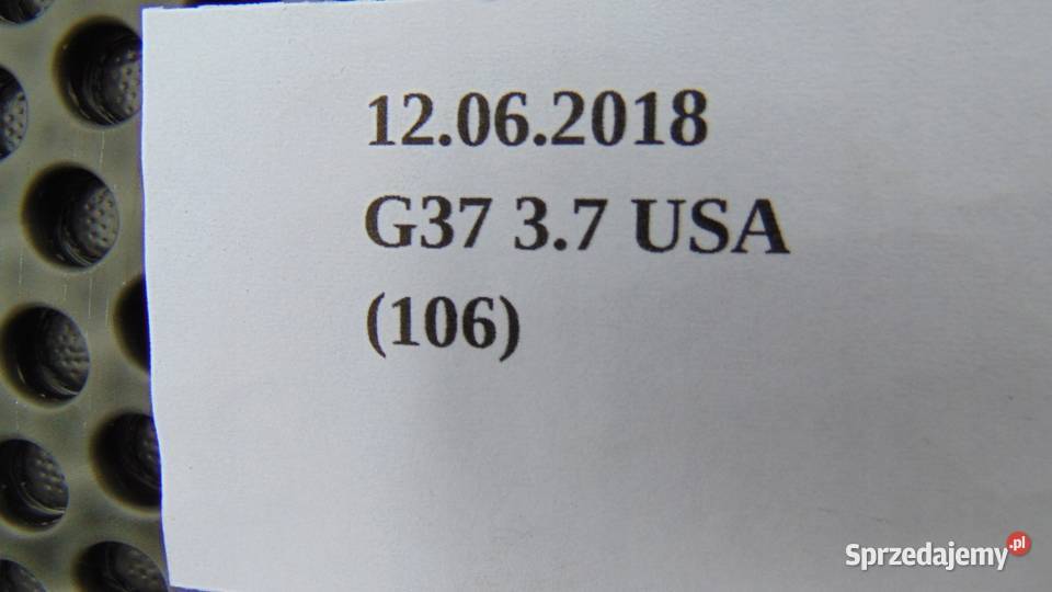 WYKŁADZINA BAGAŻNIKA INFINITI G37 0713 osobowe Nowy Tomyśl