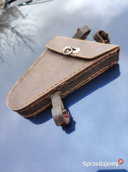 Narzędziówka Rowerowa Skórzana zapinana schowek Radomsko