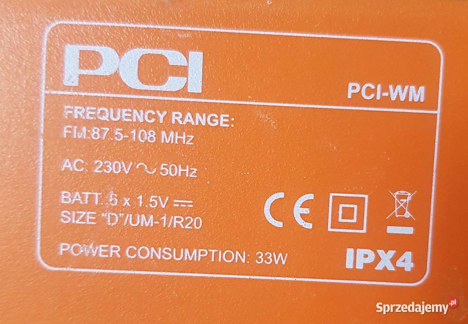 Radio budowlane PCI Koszki