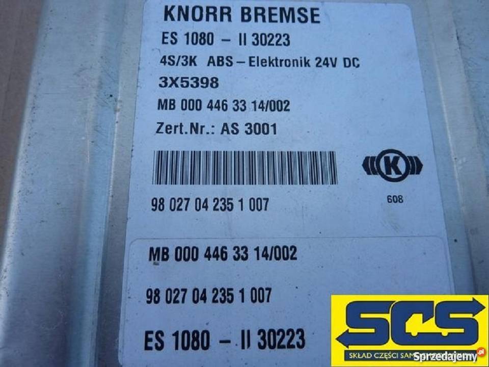 MERCEDES ATEGO AXOR MODUŁ STEROWNIK KOMPUTER ABS Bieleń