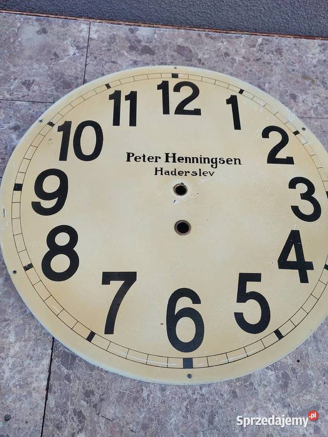 718 Tarcza starego zegara ściennego chodzika 27 Tczew sprzedam
