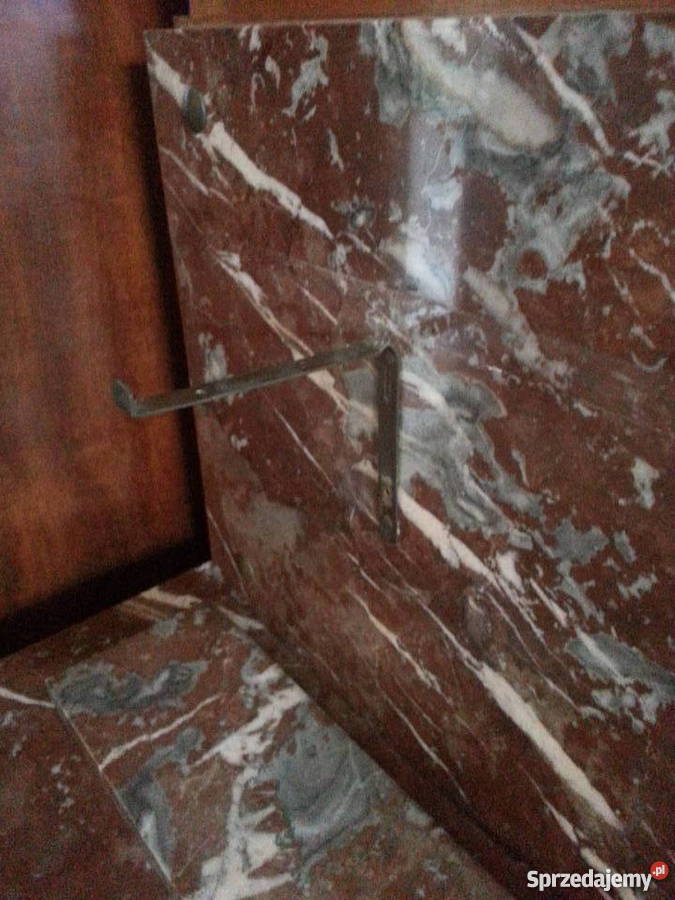 Okazała toaletka z marmurowym blatem Puławy