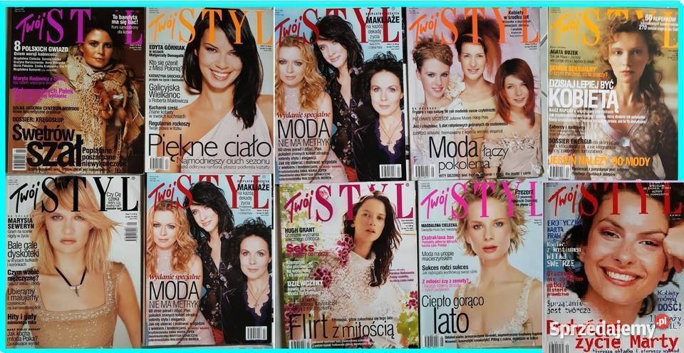 vintage Twój Styl gazeta miesięcznik czasopismo Pozostałe Dom i Ogród Kielce sprzedam