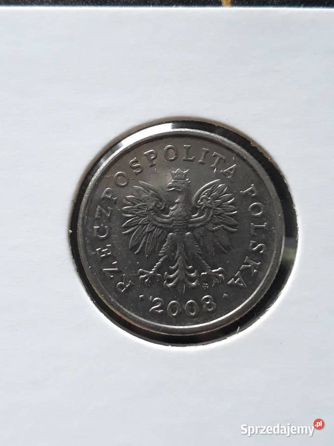 1 złoty 2008 r 1 około menniczy Numizmatyka Konin