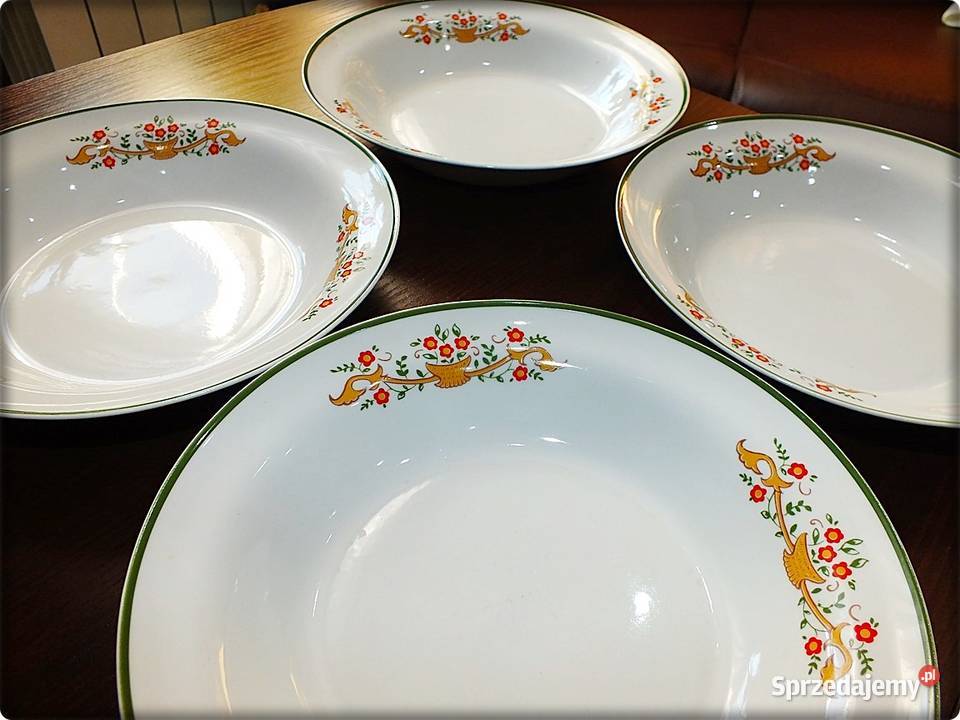 Talerz Talerze LUBIANA 235 Duże Głębokie 4 Żary