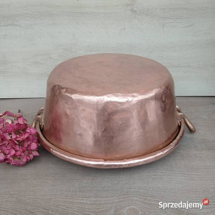 Duża miedziana misa miedziany garnek miedziany Warszawa