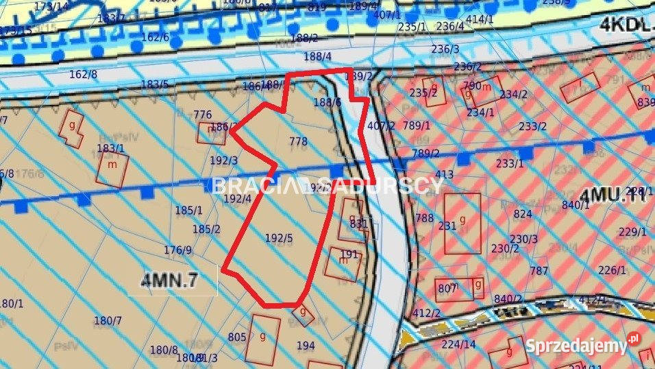 sprzedaży działki Chrząstowice 2862m2 Sprzedaż Nieruchomości małopolskie