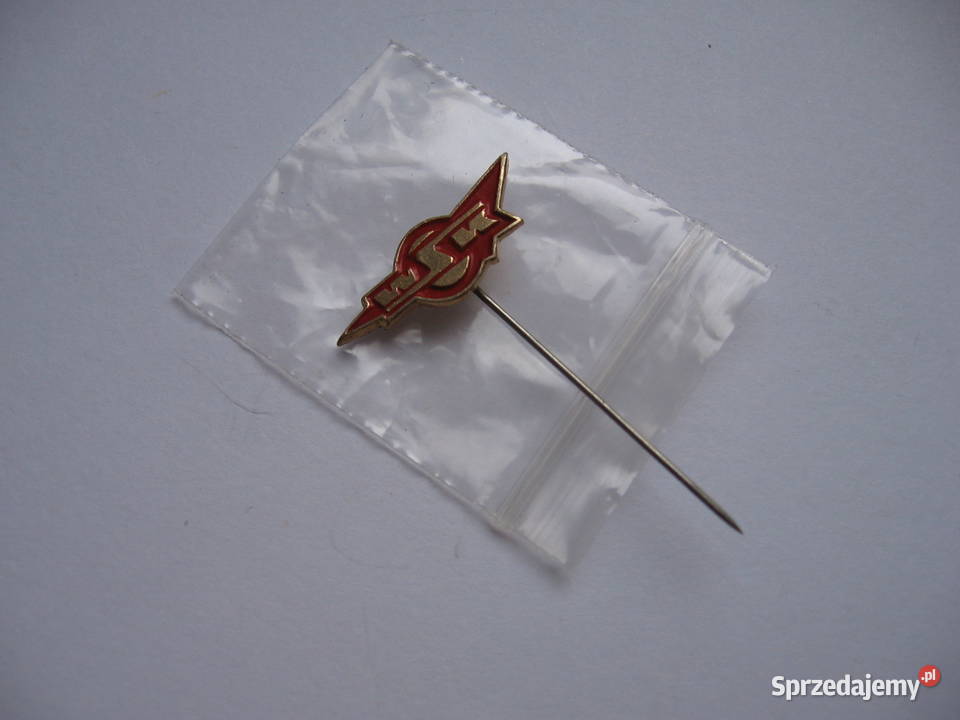 WSK odznaka przypinka motor PRL Przemyśl