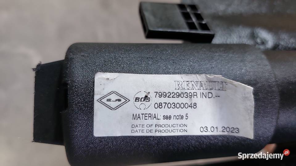 Roleta bagażnika Skoda Octavia Renault Megane Vw osobowe wielkopolskie Kalisz sprzedam