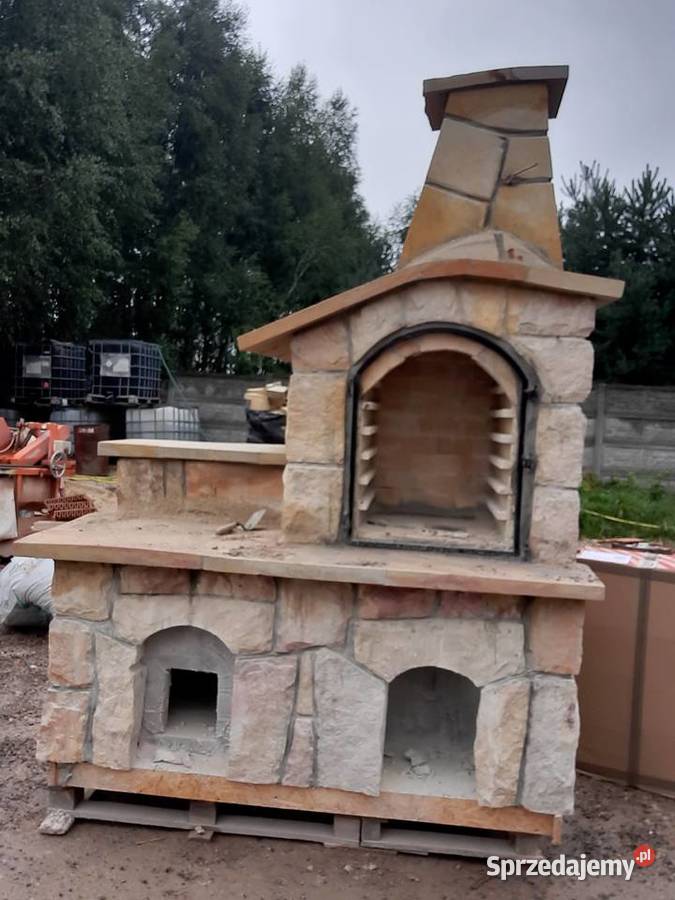 Wędzarnia grill murowany z kamienia Dom i Ogród świętokrzyskie