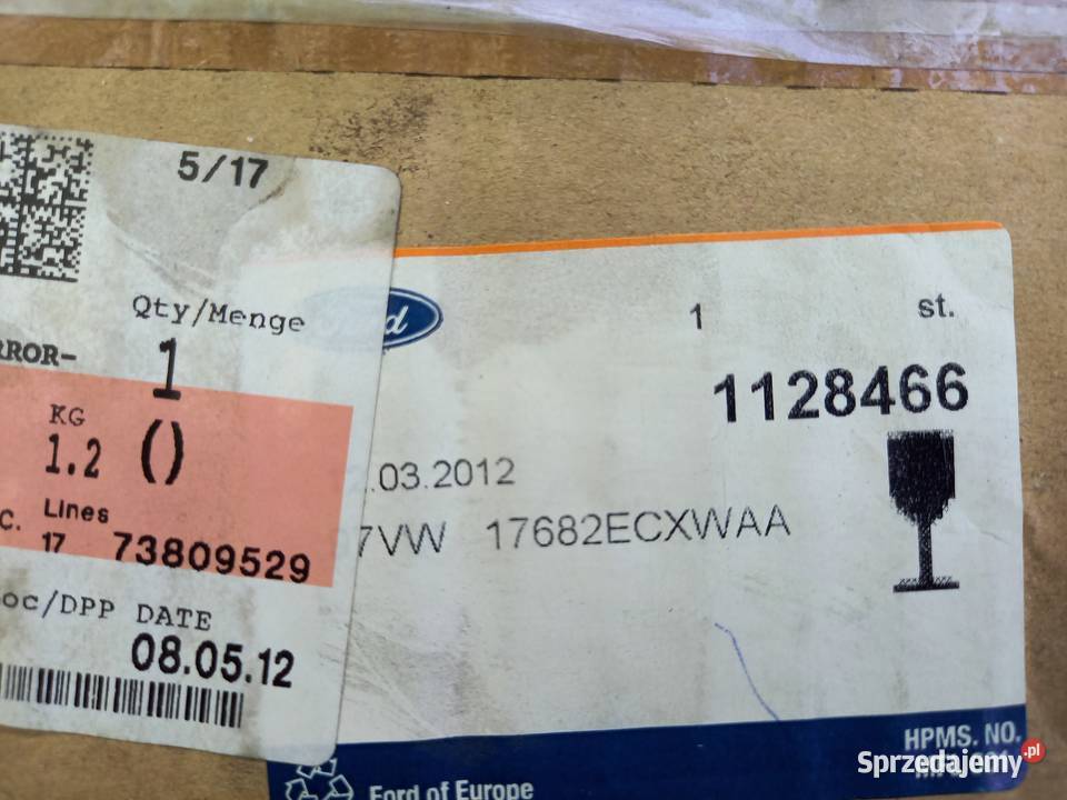 1128466 Lusterko zewnętrzne prawe Ford Galaxy małopolskie