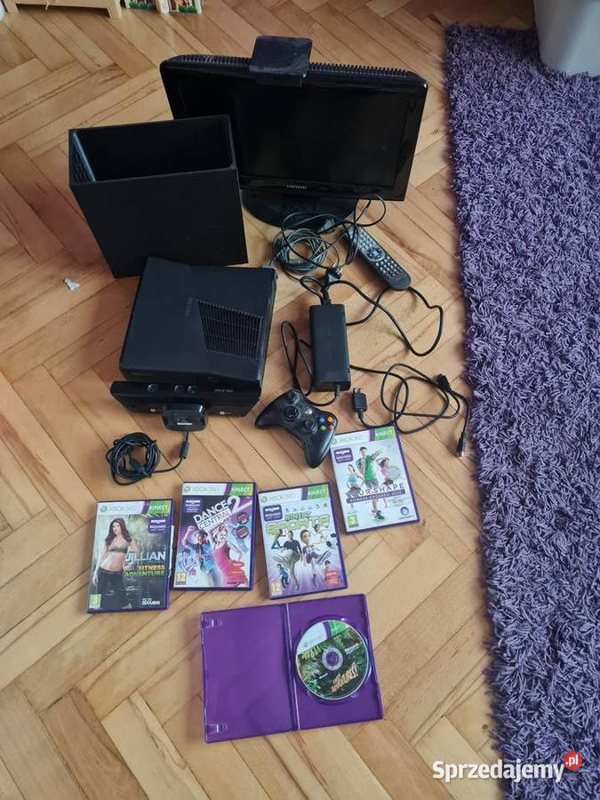 Konsola XBOX 360 Slim tv 19 Kraków sprzedam