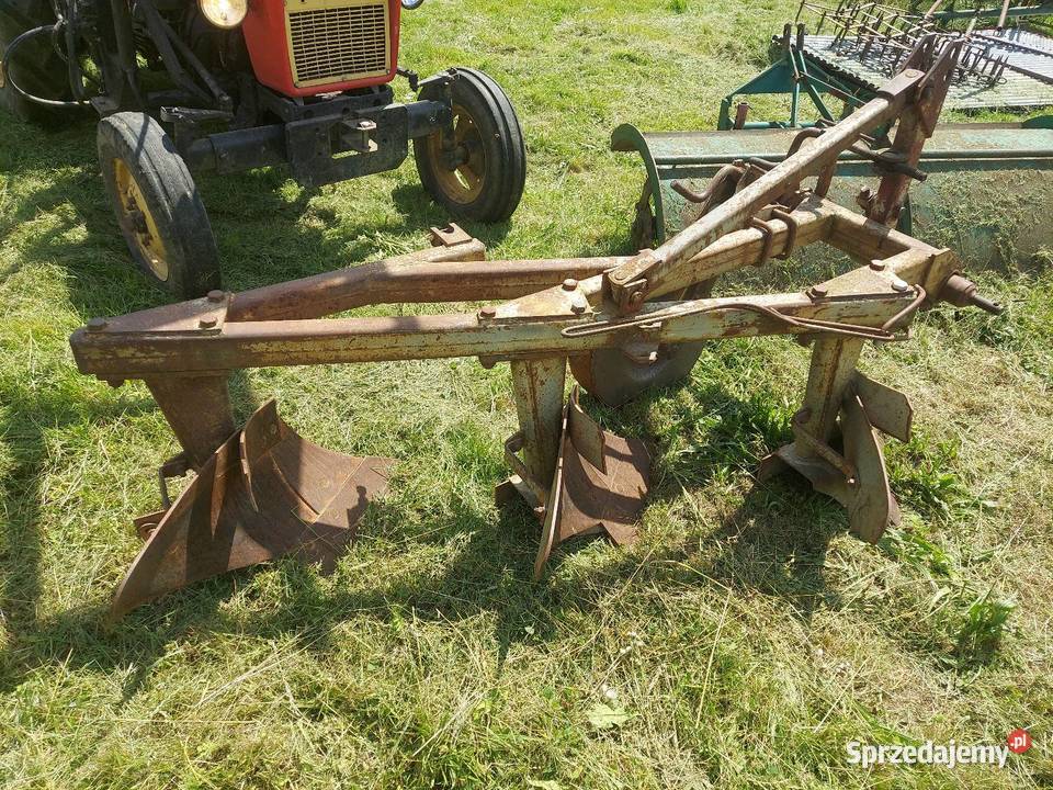 Pług 3 skibowy Unia grudziądz idealny Blizne