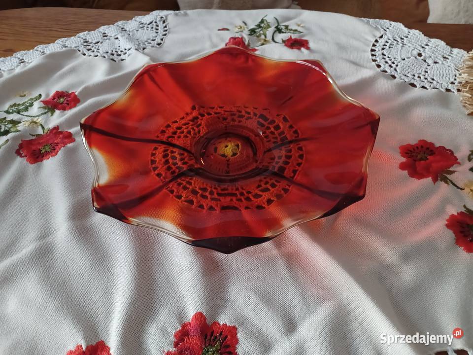 Piękna duża patera talerz