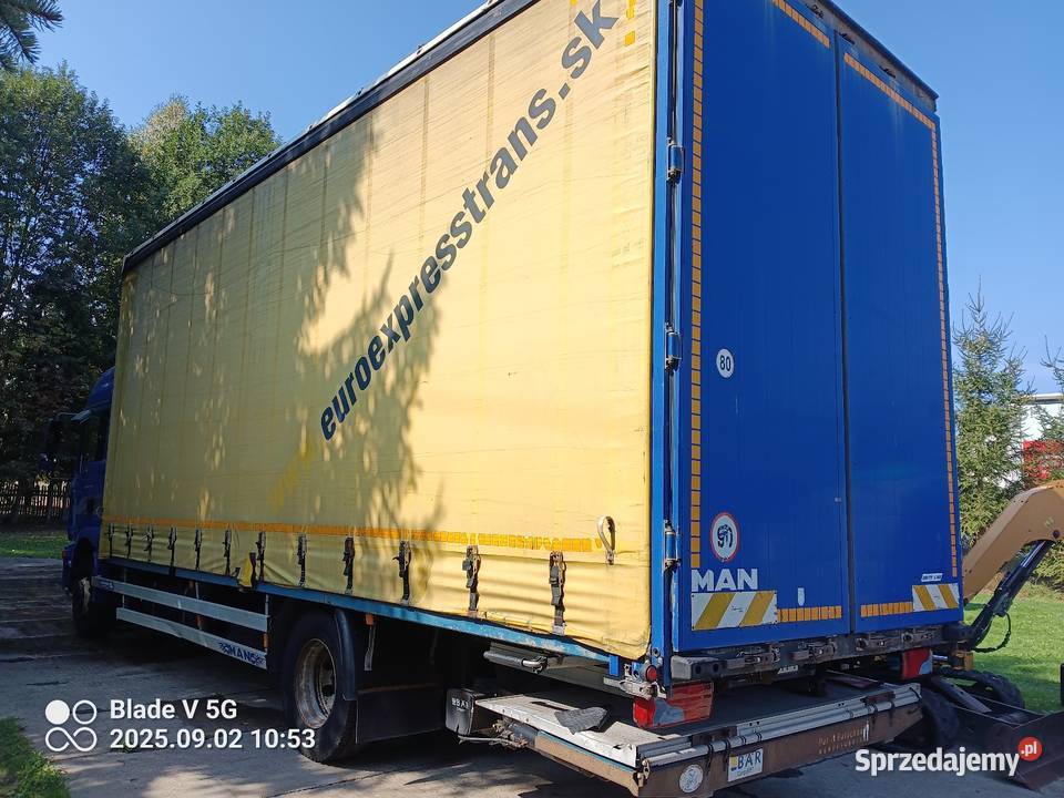 MAN TGM 15280 firana winda Bar wszystko sprawne Orońsko sprzedam