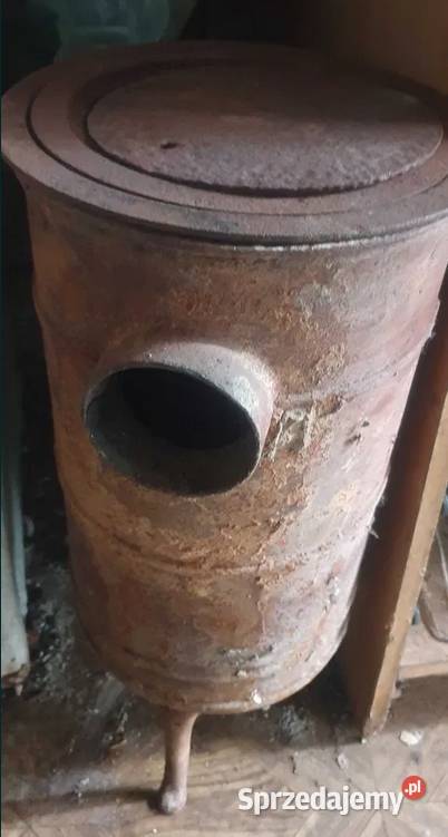 PPiec żeliwny koza na działkę gruby 8 mm drewno Nowa Sól