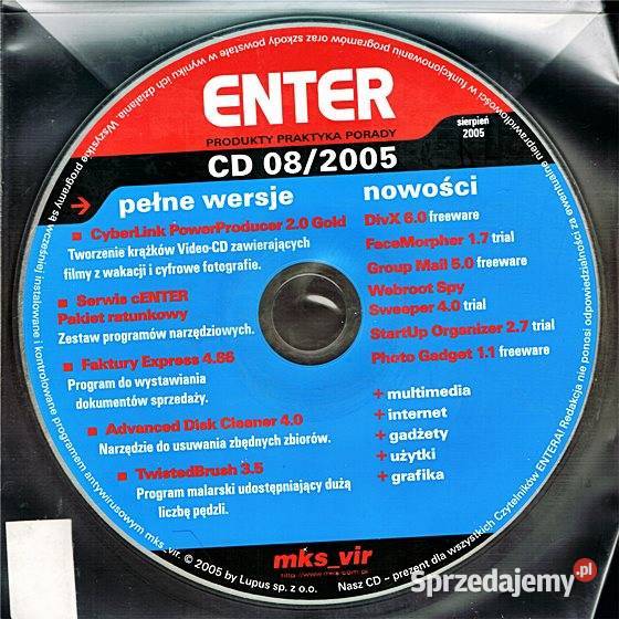 ZESTAW Gier i Programów PC na płytach CDx8 6 Chorzów