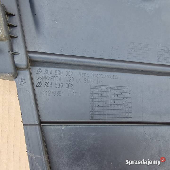MERCEDES ANTOS AROCS SPOILER ZDERZAKA PRAWY Bieleń