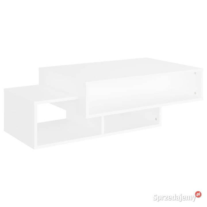 Stolik kawowy biały 105x55x32 materiał Warszawa