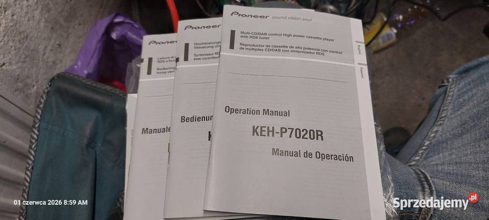Pioneer KEHP7020R Delfinki Animacje kaseta Gdańsk