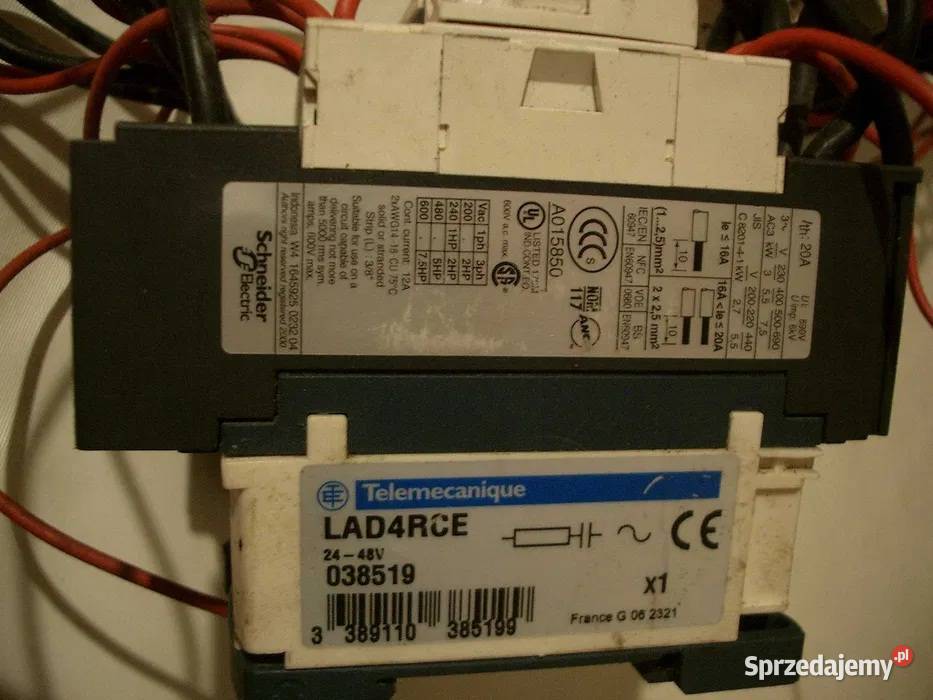 Stycznik 20A Schneider Electric Cewka 24VAC Mońki sprzedam