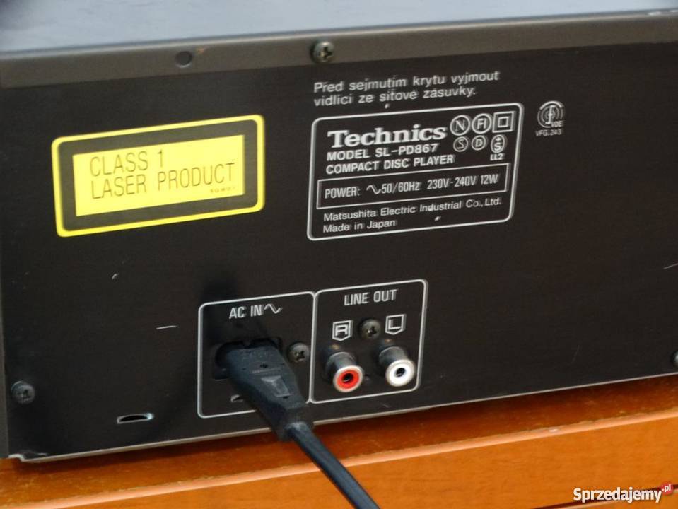 Zmieniarka CD Technics SLPD867 WYSYŁKA Jasło