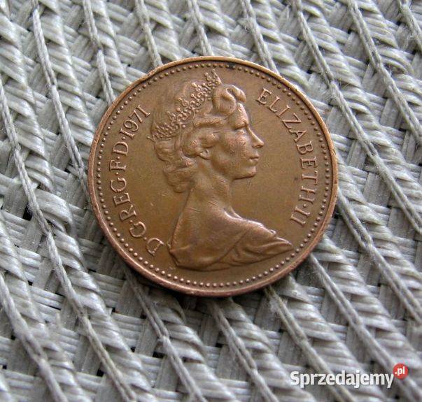 Wielka Brytania 1 Pens 1971r Ładna wielkopolskie Kalisz sprzedam