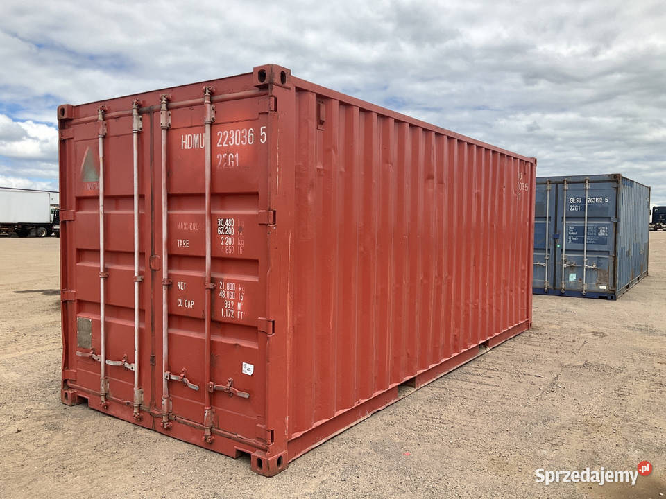 Kontener morski 20DV 6 metrowy transport magazyn Olsztyn
