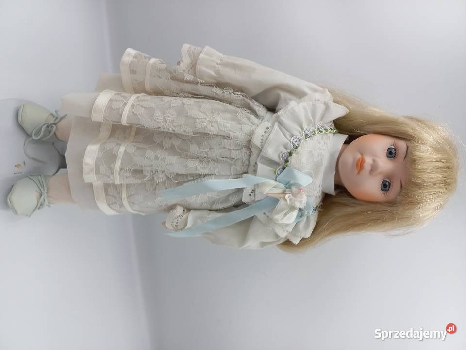 Przepiękna kolekcjonerska lalka porcelanowa Inowrocław