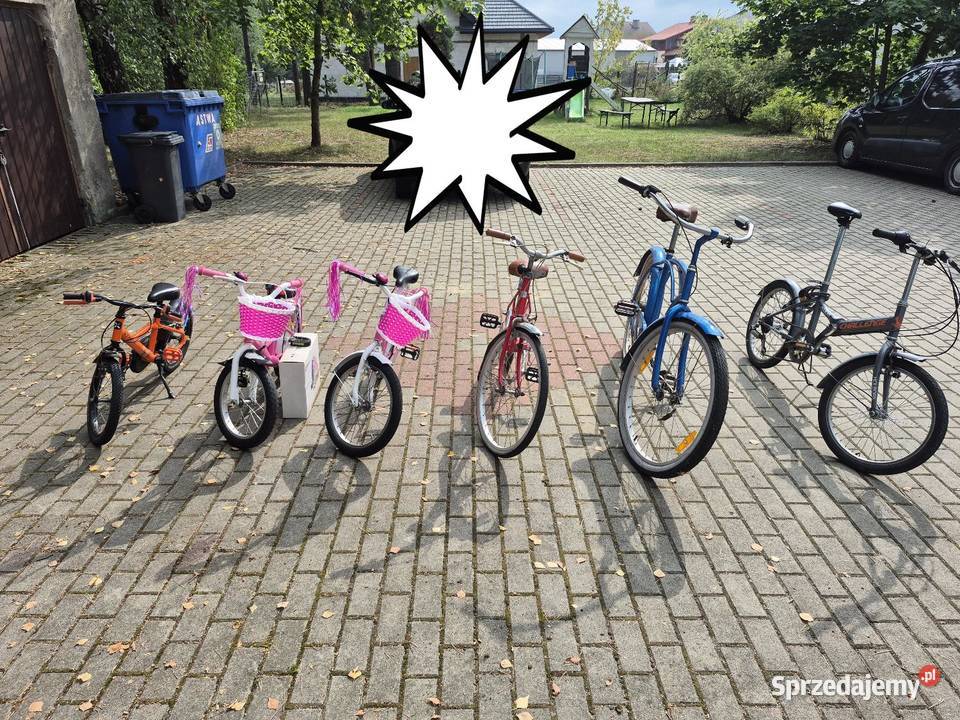 Sprzedam rowery 6 sztuk
