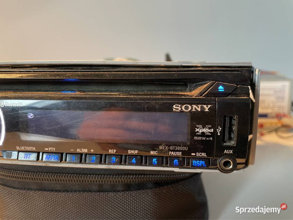 Radio Sony MEXBT3800U Bluetooth USB AUX Bełchatów