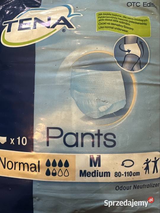 Tena Pants Normal Majtki chłonne 80110 Rozmiar M Zabrze