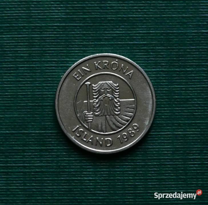 ISLANDIA 1 korona 1989r Gliwice