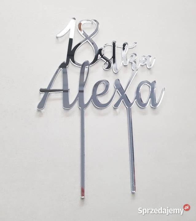 Topper na tort 18 urodziny Częstochowa