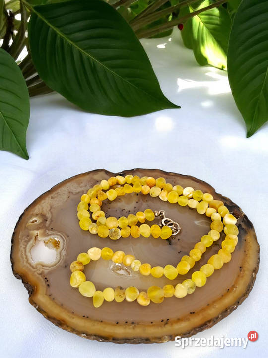 Korale z bursztynu bursztyn bałtycki baroczek Korale Warszawa