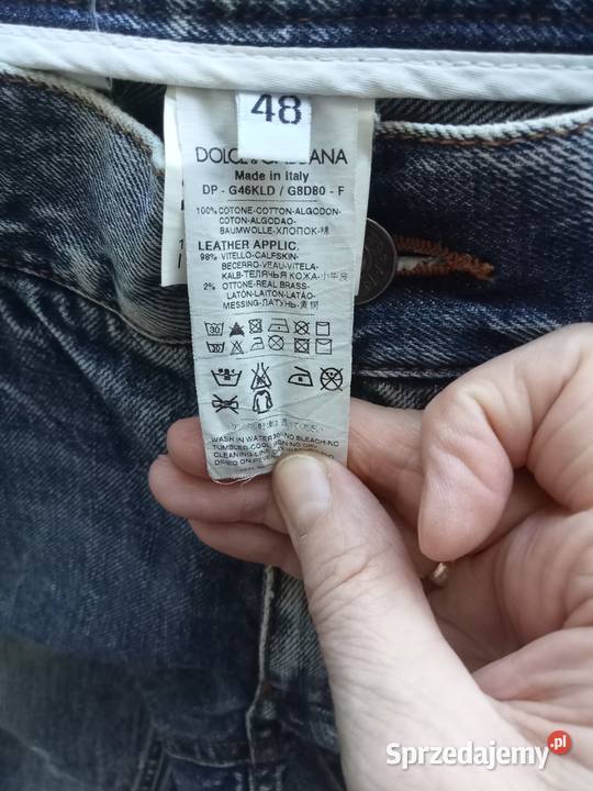 Spodnie męskie marki Dolce Gabbana Nowy Sącz