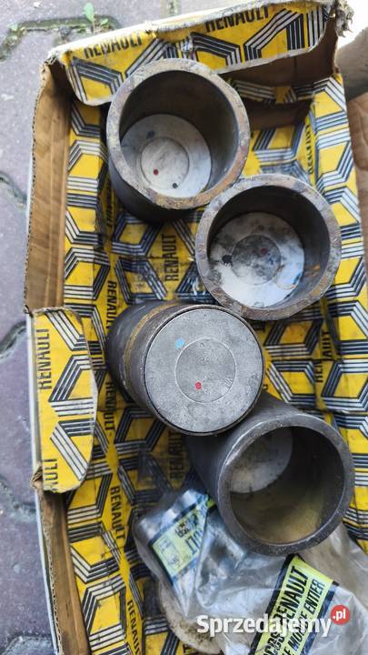 Kompletne cylindry z tłokani oryginał Renault Rok produkcji 1970 Toruń sprzedam