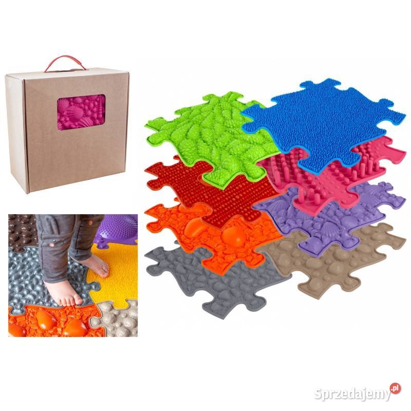 WOOPIE Mata Sensoryczna Ortopedyczna Puzzle 8 el