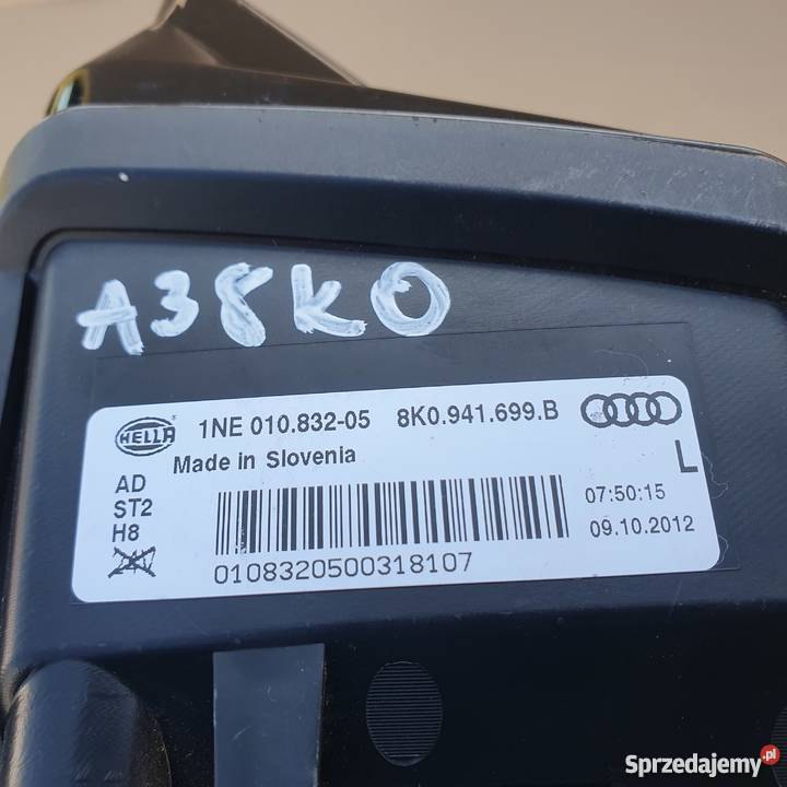 AUDI A3 A4 HALOGEN 1NE01083205 Bieleń