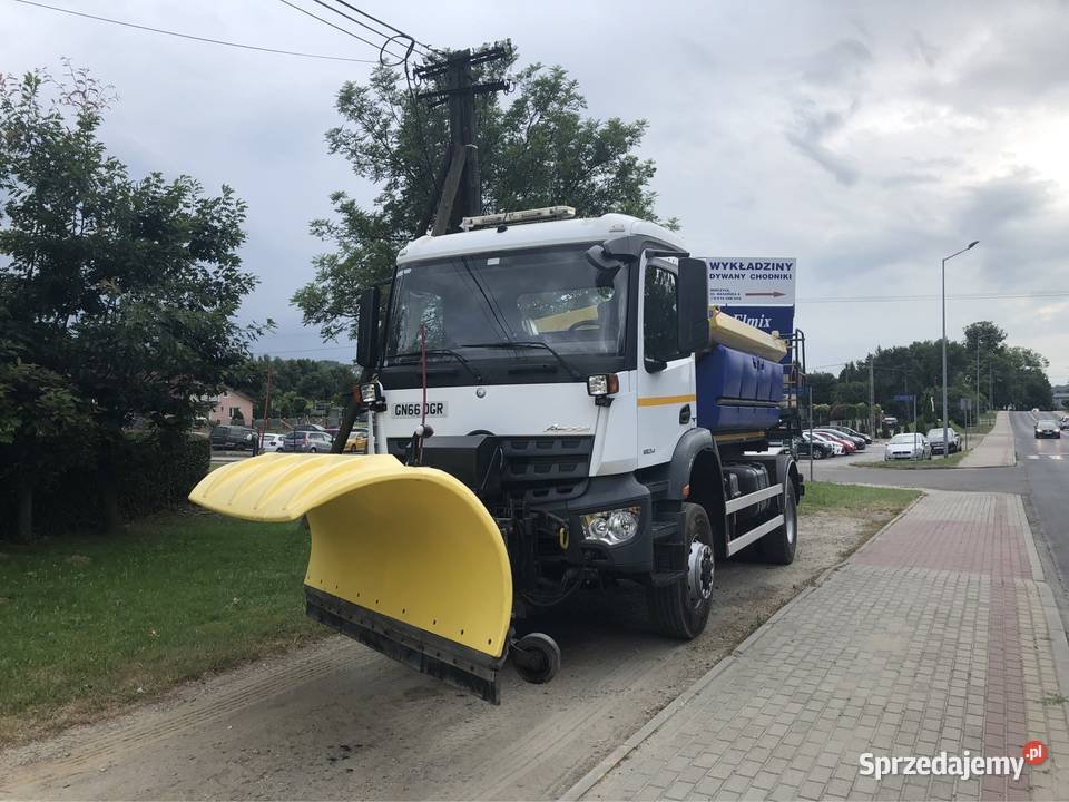 Mercedes Arocs piaskarka solarka schmidt 4x4 Pługi (piaskarki) Ropczyce