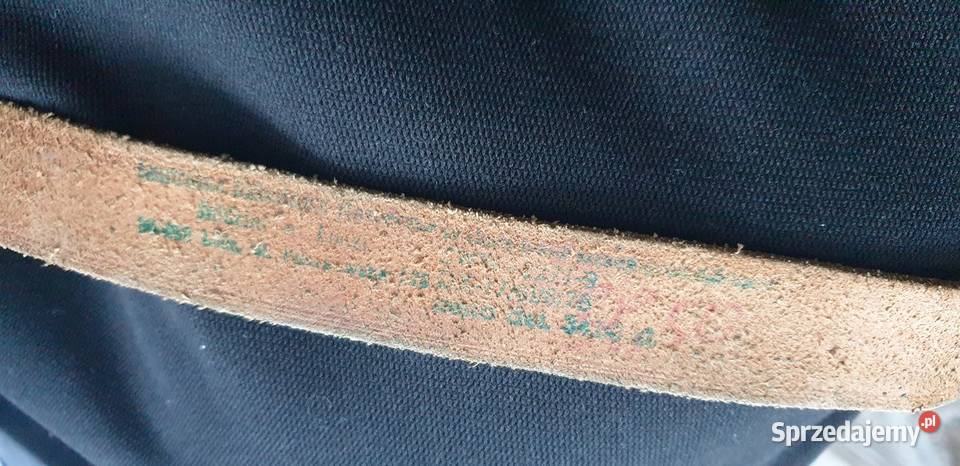 Harcerski pasek skórzany ZHP z dawnych lat Pozostałe Reszel